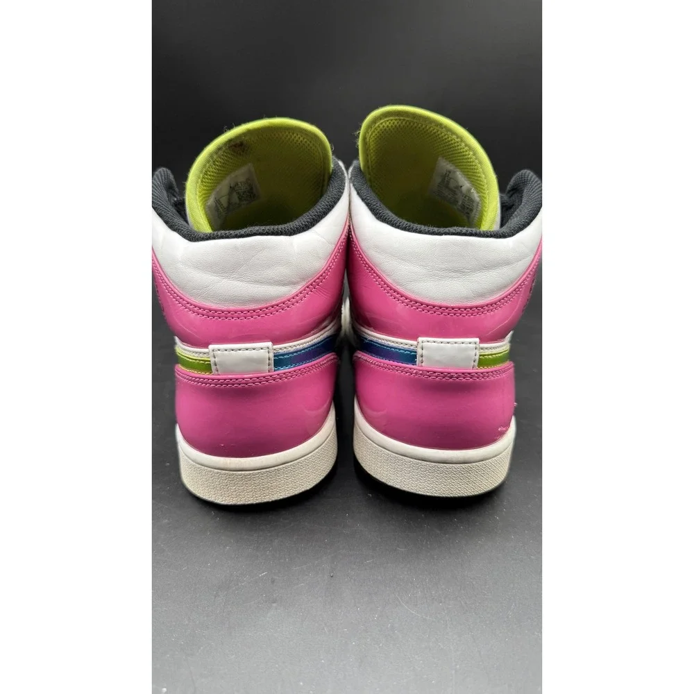Air Jordan 1 Mid SE Edge Glow White Pink Green Blue CZ9834-100 Mens 11